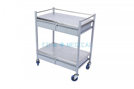 Trolley Rectangular with Drawers